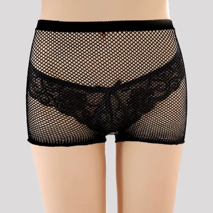 Collants courts transparents respirants pour femmes, petite maille, sous-vêtements