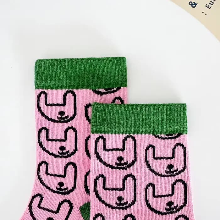 Trois paires de chaussettes polyvalentes, douces et confortables de style coréen pour filles, avec m
