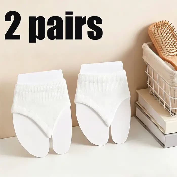 Lot de 2 paires : Chaussettes légères pour sandales / tongs – Unisexe, polyvalentes pour un usage qu