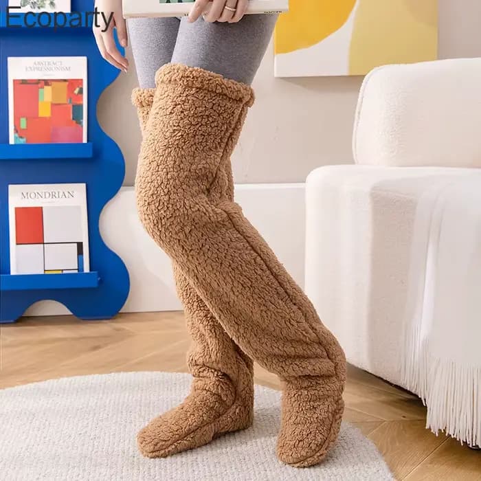 Bas de pieds chauds d'hiver pour femmes et hommes, lit multifonctionnel, sommeil avec couette, vieil