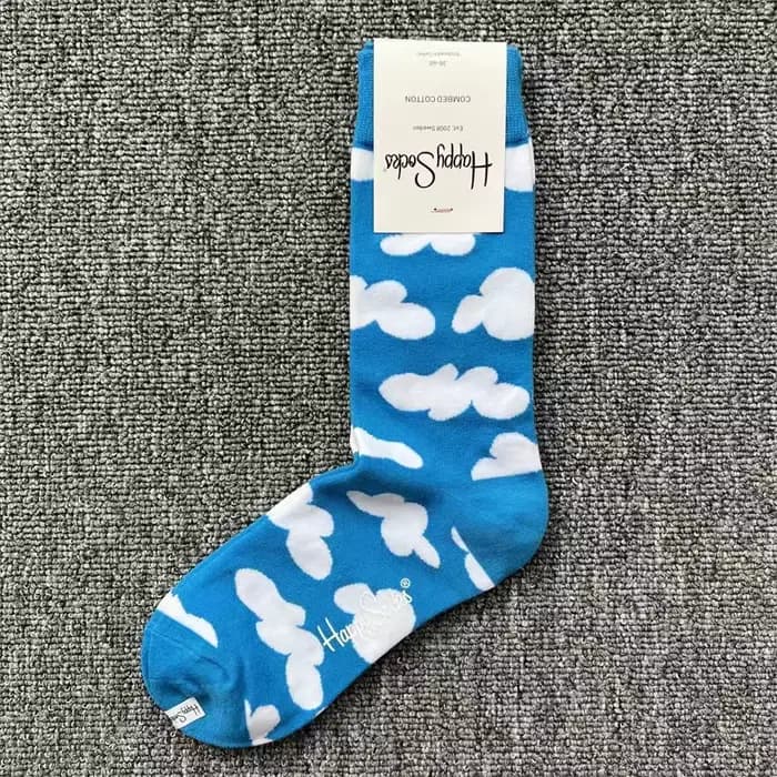 Taille 36-40 personnalité des femmes adultes quatre saisons épais mi-tube chaussettes couleur artist