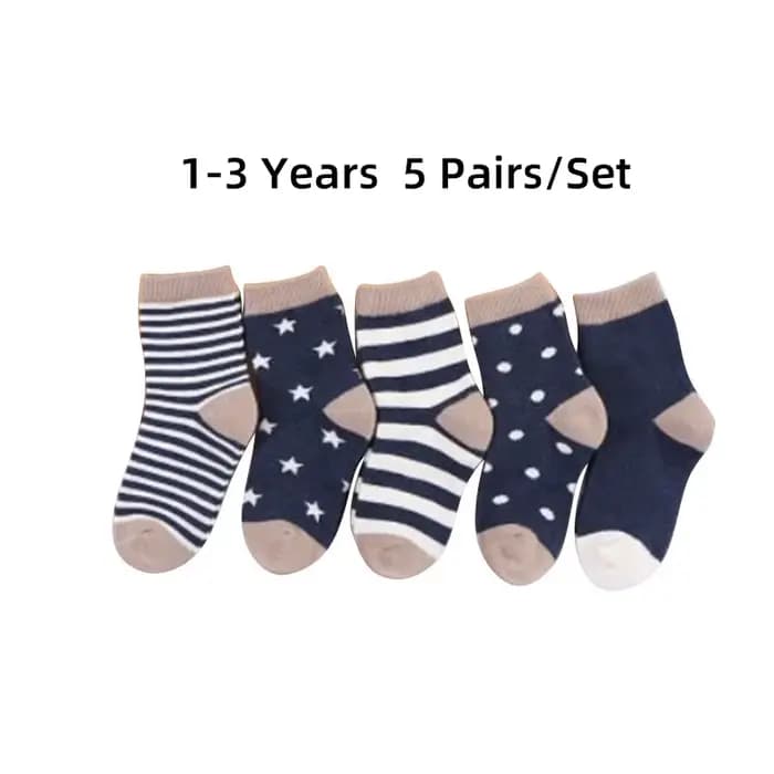 Chaussettes Courtes à Rayures et à Pois pour Bébé Garçon et Fille, Souples, Dessin Animé, Printemps
