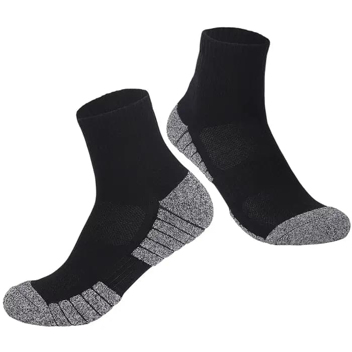 Chaussettes en coton respirantes pour hommes et femmes, mi-mollet, de haute qualité, épaisses, à fon