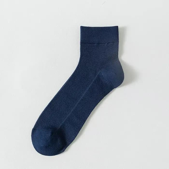 Chaussettes courtes en bambou pour hommes, fines, respirantes, absorbant, dépistolet ant, fibre de b