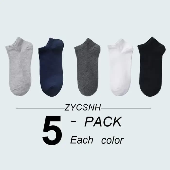 Chaussettes de sport unisexes en coton respirant pour hommes, chaussettes courtes pour hommes, docum