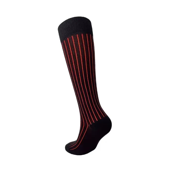 Chaussettes en coton pour homme mûr et adulte, chaussettes hautes aux genoux pour homme, chaussettes