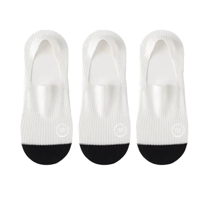 3 paires de chaussettes invisibles pour hommes, fines, respirantes, confortables, de haute qualité,