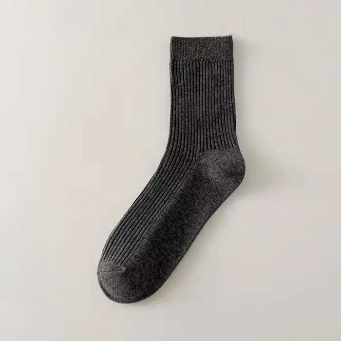 Chaussettes longues en coton élastique pour hommes, respirantes, décontractées, mode masculine, affa