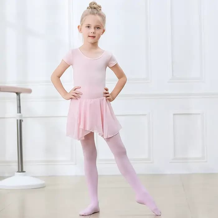 Collants de Ballet princesse pour bébés filles, collants de danse à haute élasticité avec trou, bas