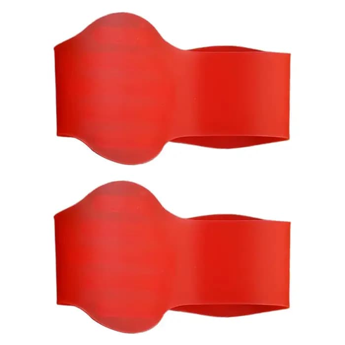 Manchons de fixation antidérapants pour chaussures de football, bandes élastiques en silicone pour m