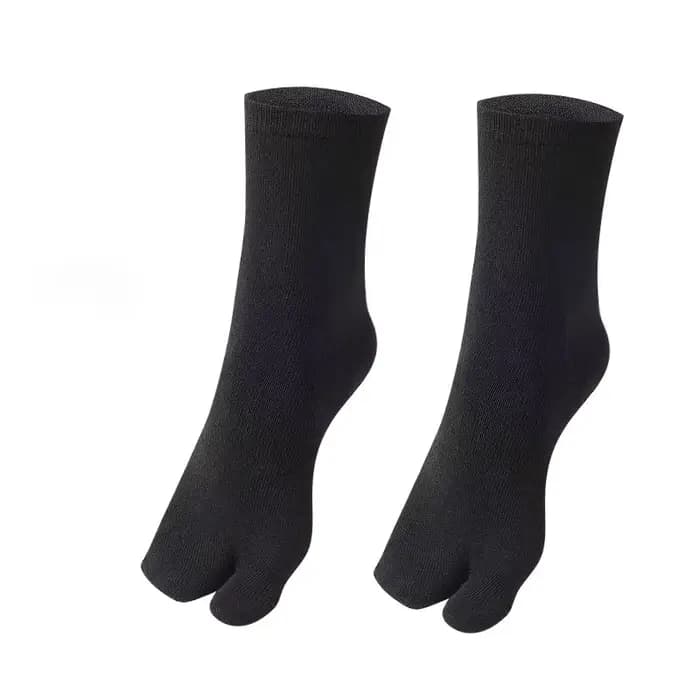 Chaussettes Tabi à deux doigts en fibre pour hommes et femmes, style japonais tendance, pour l'été,