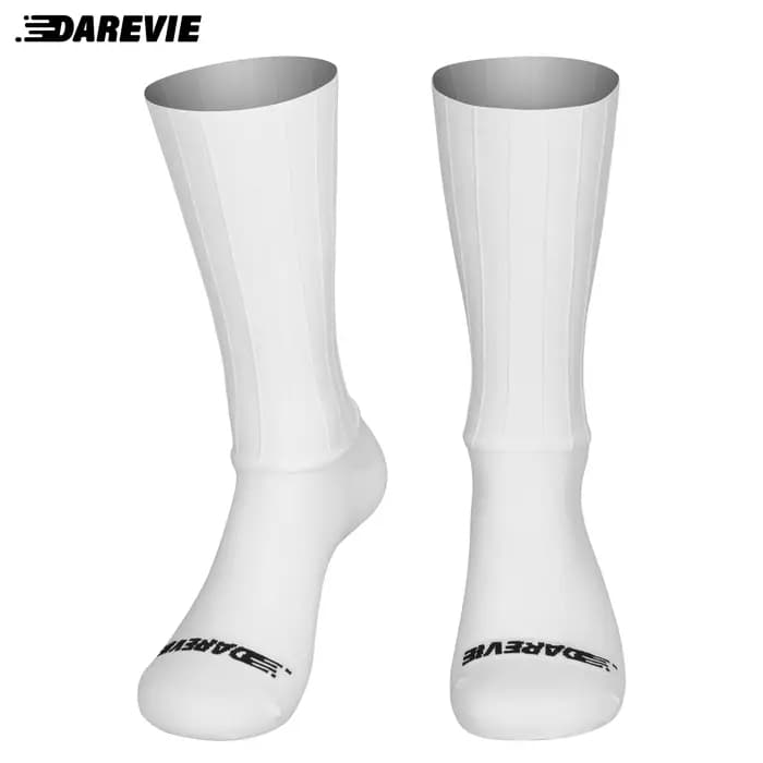 DAREVIE Chaussettes de sport Aero haute vitesse, séchage rapide, antidérapantes, pour l'extérieur, c