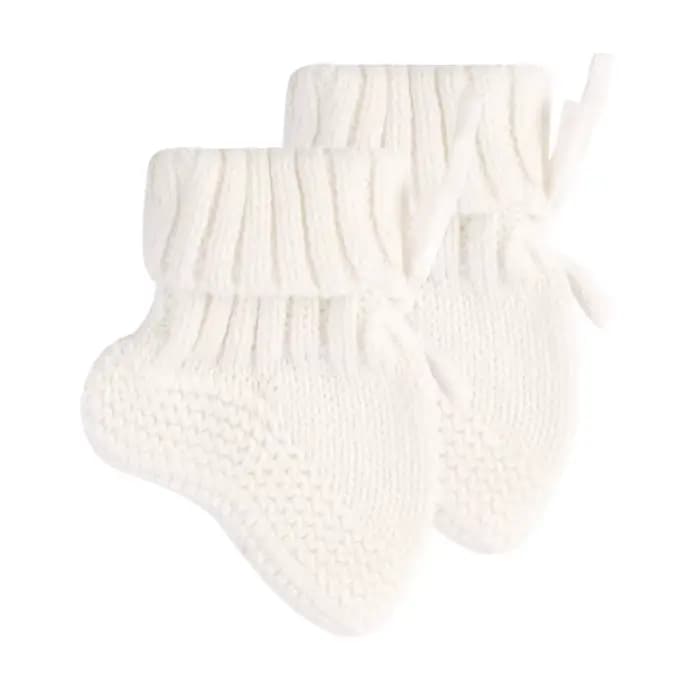 Bottines tricotées pour bébé, chaussettes chaudes unisexes pour nouveau-nés 0 à 6 mois, automne hive