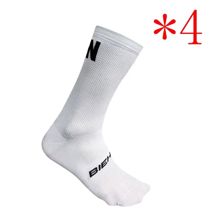 4 paires ! 2026 Smmer SYN 37-44 cm Chaussettes de cyclisme unisexes pour hommes et femmes, chaussett