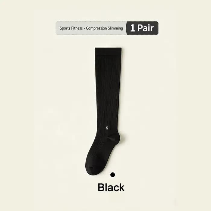 Chaussettes de compression sportives professionnelles pour femmes, chaussettes respirantes à compres