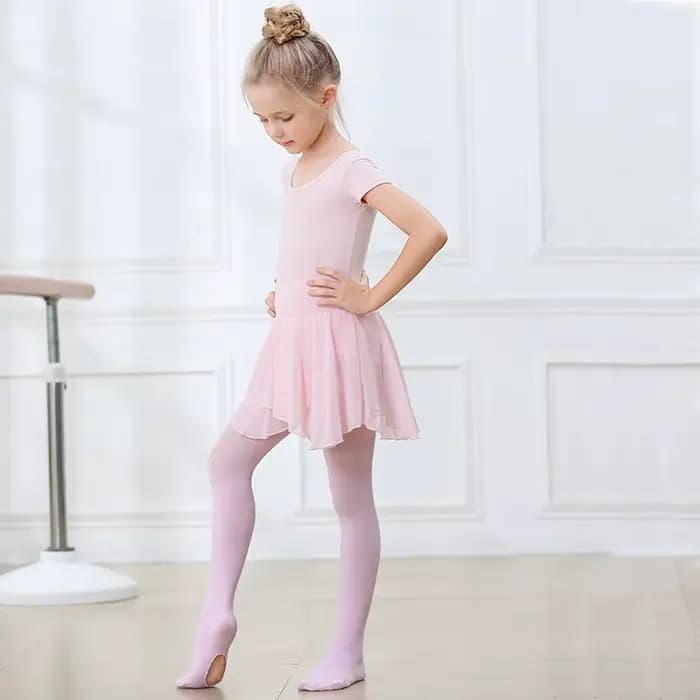 Collants de Ballet princesse pour bébés filles, collants de danse à haute élasticité avec trou, bas