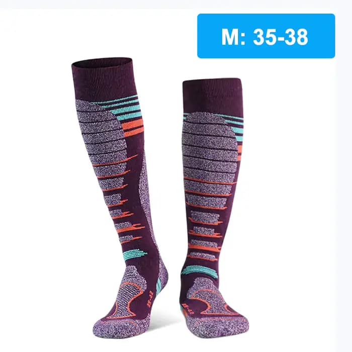 GTUBIKE chaussettes de Ski en laine mérinos, chaussettes par temps froid pour le snowboard, la neige