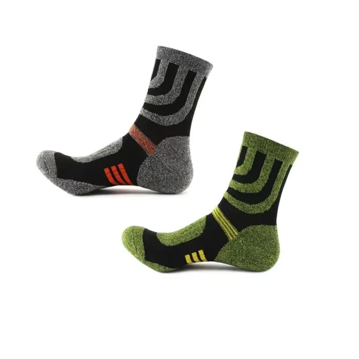 5 paires de chaussettes Anti-ampoule pour hommes, chaussettes éponge pour Sports de plein air, cours