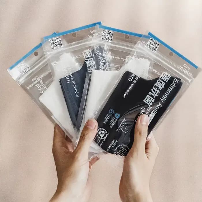 Maden Lot de 3 paires de chaussettes longues d'été, qualité antibactérienne, tricotées, mi-mollet, s