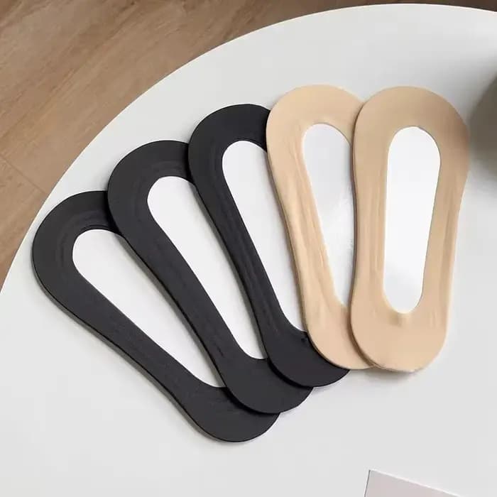 5 paires de chaussettes bateau à bouche peu profonde, chaussettes bateau invisibles une pièce sans c