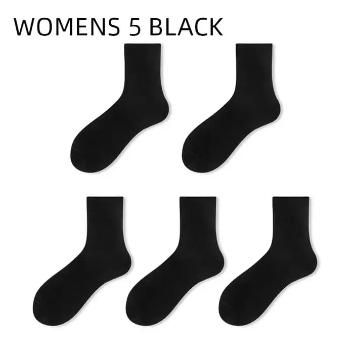 InjCotton-Chaussettes en maille solide pour hommes et femmes, fil fin, doux, frais, respirant, sans