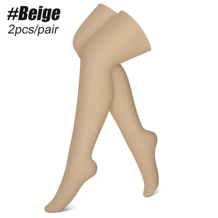 1 paire de bas de Compression pour femmes et hommes, chaussettes de Compression hautes de 20 à 30 mm