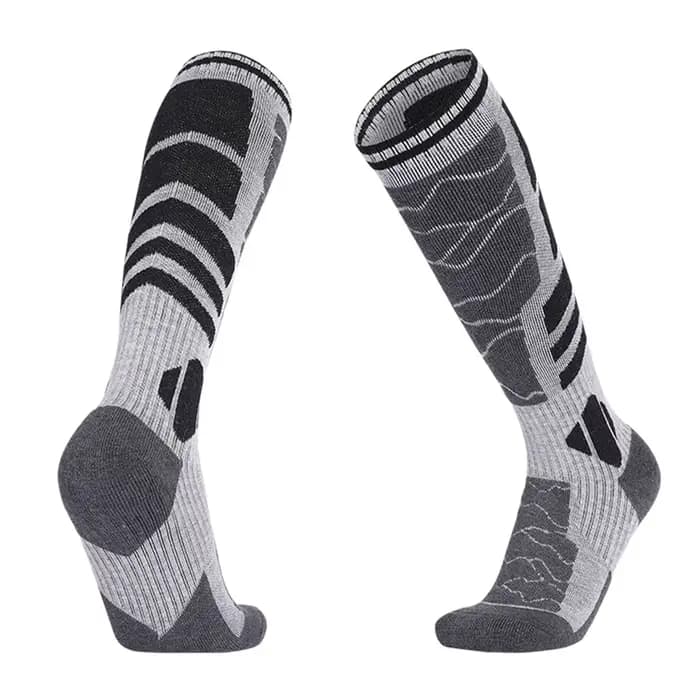 1 paire laine mérinos coton hiver hommes chaussettes de Ski chaudes plus épais sport Snowboard cycli