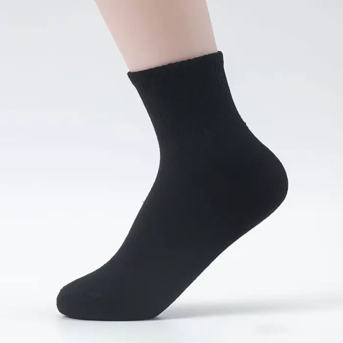 Chaussettes pour hommes coton blanc noir gris respirant longues chaussettes d'équipage bonneterie Sp