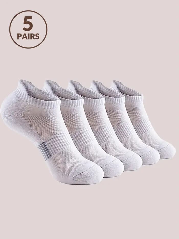 5/10 paires femmes chaussettes de course basket-ball respirant anti-dérapant Sport bateau chaussette