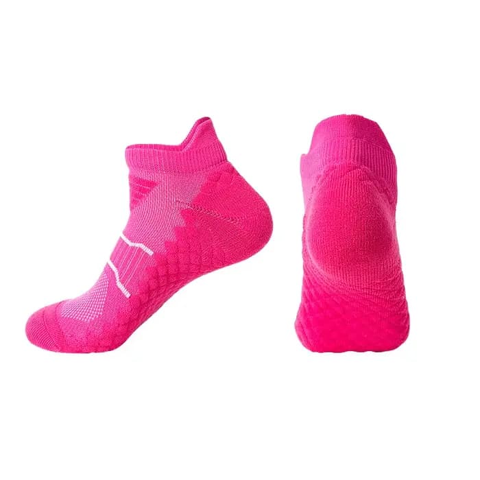 Chaussettes de sport moulantes à la cheville pour femmes, chaussettes de course de badminton