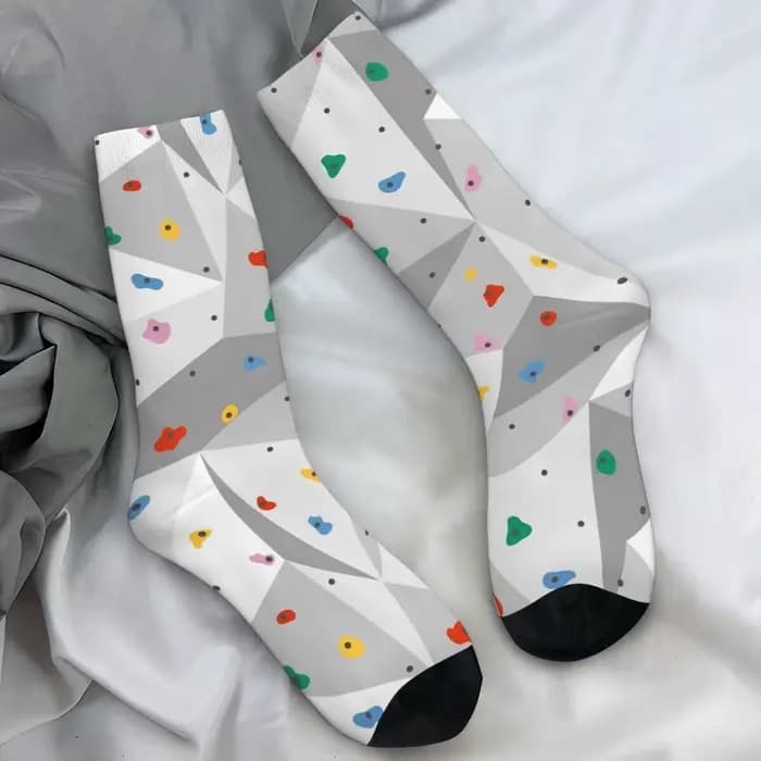 Chaussettes pour hommes Bouldering escalade mur bas hiver mode haute qualité chaussettes motif escal