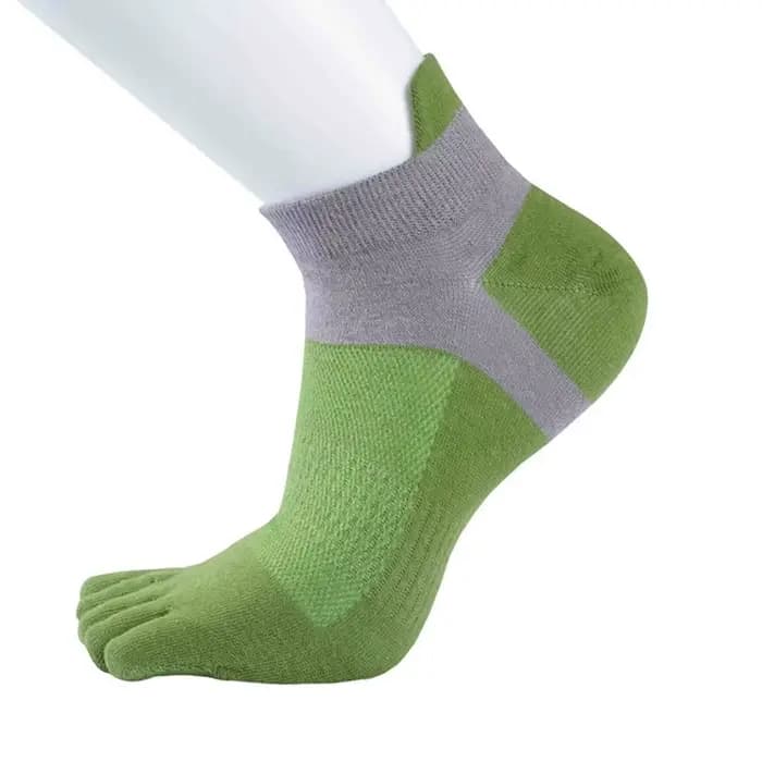 Five Parker-Chaussettes de sport invisibles en coton pour hommes, anti-friction, patchwork, courtes,