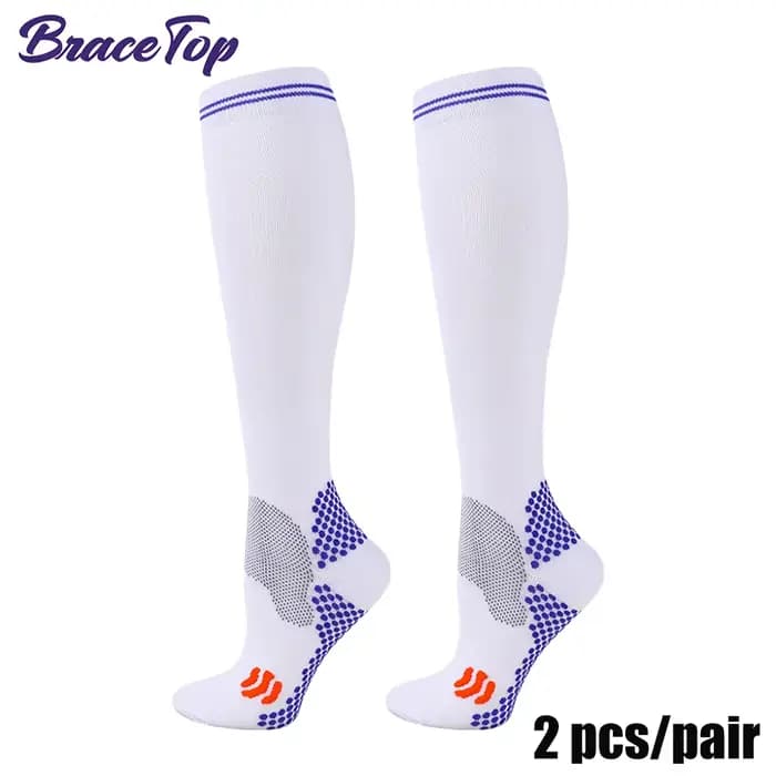 Chaussettes de sport à Compression pour Golf, 1 paire, pour soins médicaux, prévention des varices,