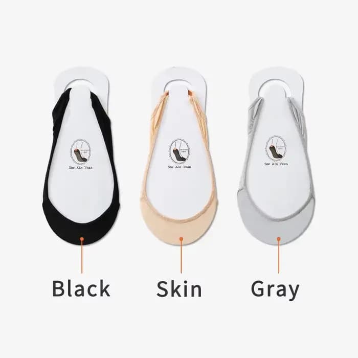 3 paires de chaussettes bateau invisibles pour femme, d'été, antidérapantes en silicone, pour chauss