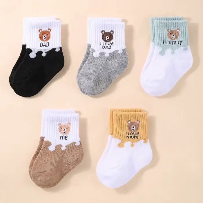 5 paires de chaussettes pour bébé, chaussettes basses extensibles à la cheville, pour nouveau-né, ga