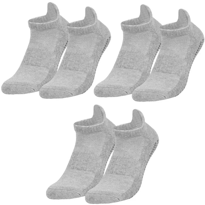 3 paires de chaussettes antidérapantes élastiques, en coton, respirantes, de Sport, pour hommes et f
