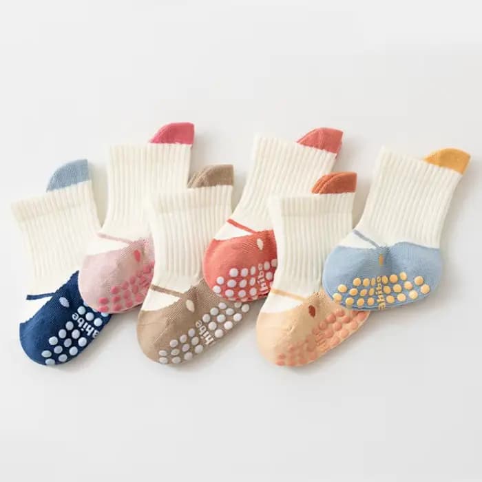 3 paires/lot chaussettes pour enfants pour filles garçons coton doux enfant en bas âge plancher mais