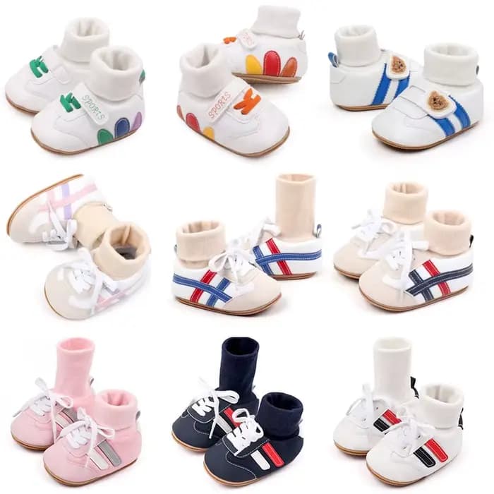 Chaussette bébé Shos automne et hiver bébé filles garçons Style couvert de cheville 0-1 ans anti-dér