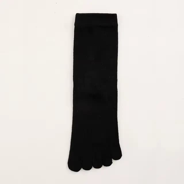 Chaussettes Courtes 100 Coton à Cinq Doigts pour Femme, Décontractées, Confortables, Chaudes, Mathié
