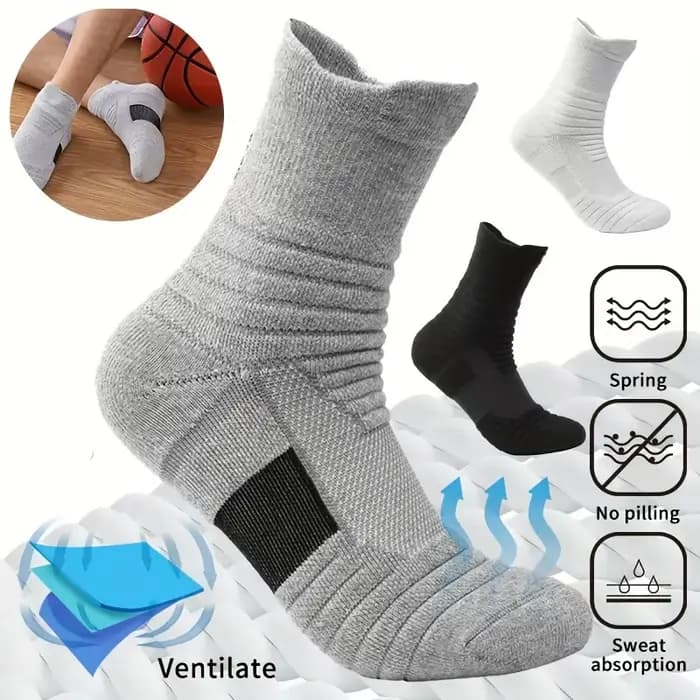 5 paires/lot chaussettes de basket-ball professionnelles chaussettes de Sport d'entraînement de Comb