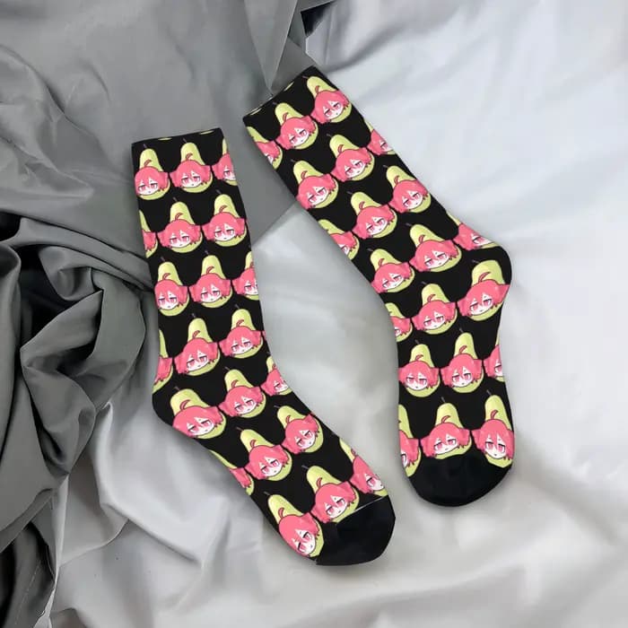 Pearto Kasane Teto populaire chanteur virtuel bas graphique élégant chaussettes automne anti-dérapan