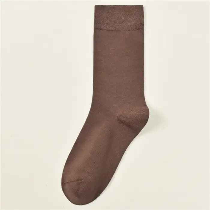 Chaussettes en coton de haute qualité pour hommes, entièrement en coton, couleur rétro, 9 couleurs,