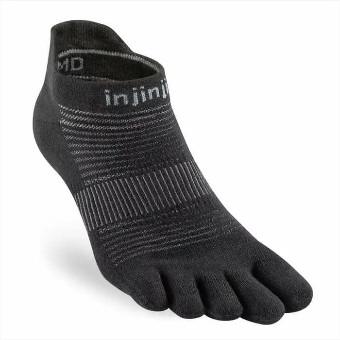 Injinji Chaussettes à cinq doigts, tube court, fines, Coolmax, absorbant la transpiration, chaussett