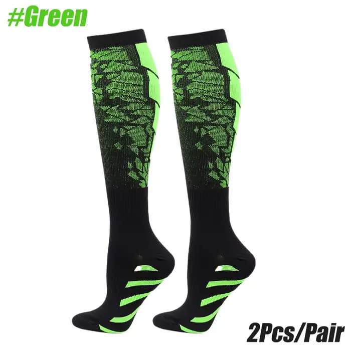 Chaussettes de compression de sport professionnelles pour femmes et hommes, surpoids de cowemodo, me
