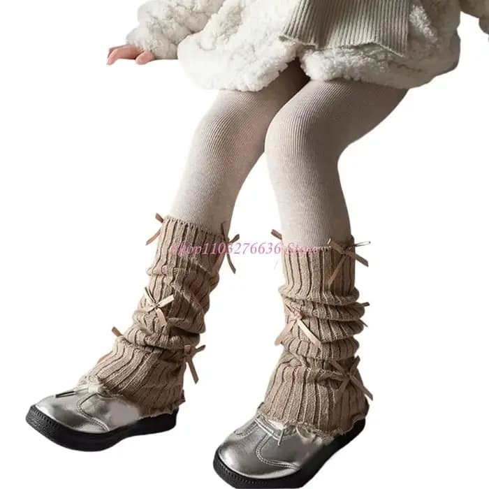 Collants d'hiver à haute densité R6FD pour conception extensible amicale nœud papillon peau filles