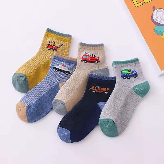 Chaussettes de sport respirantes en coton doux pour enfants, ours de dessin animé mignon, garçons, f