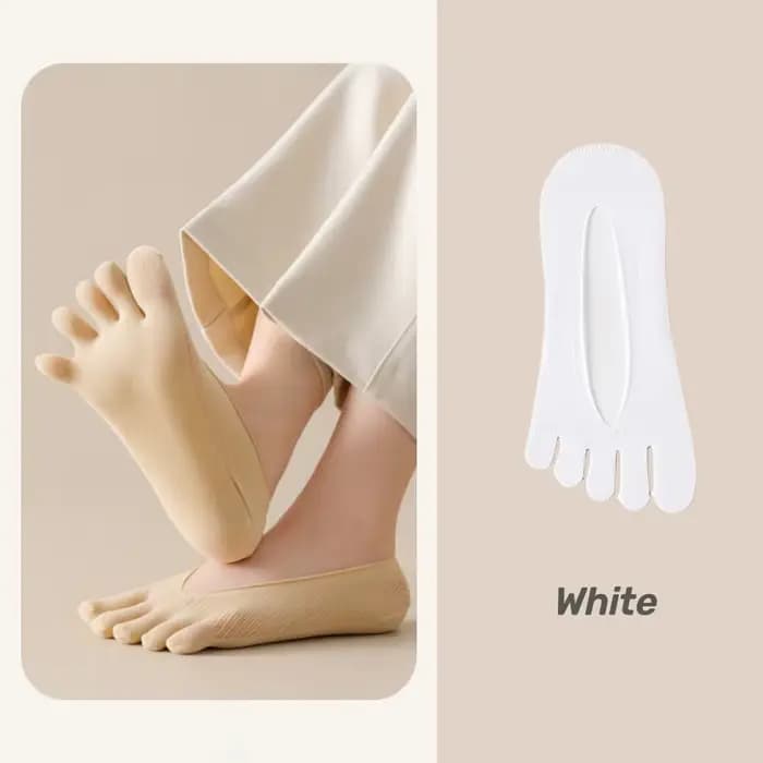1/3/5 paires de chaussettes orthopédiques pour femmes, Design côtelé, coupe basse, soulagement des o