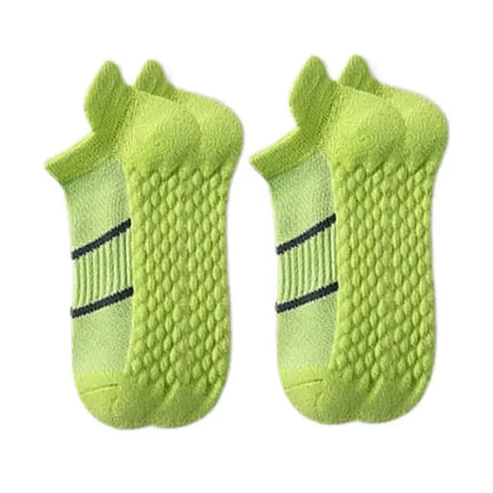 2 paires de chaussettes courtes de course à pied pour femmes et hommes, chaussettes d'athlétisme res