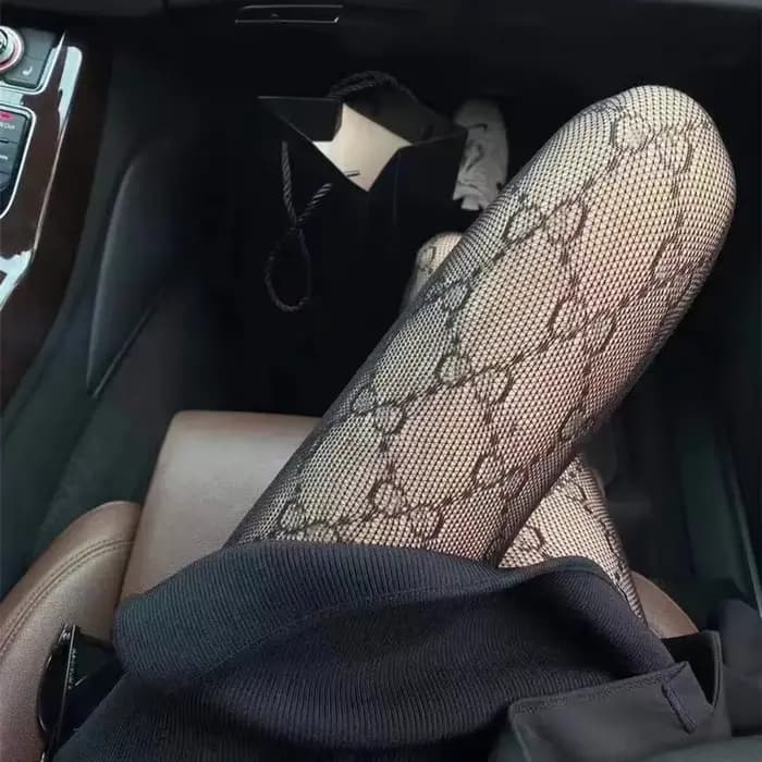 TiXI-Bas de Luxe Fins et Transparents pour Femme, Chaussettes de Club et ix, Noir et Blanc, Y2K, 227