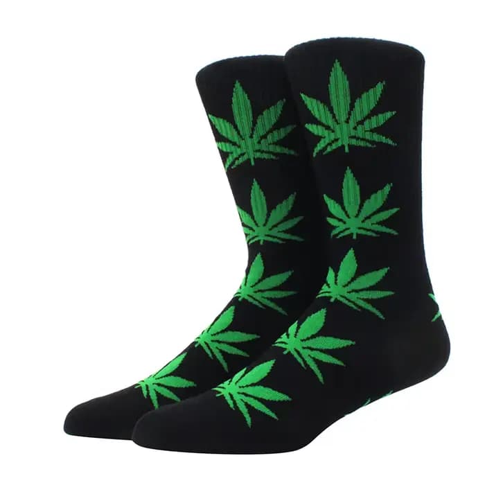 Pas cher femmes hommes cheville érable chaussette chanvre Meias feuille femme printemps été mauvaise